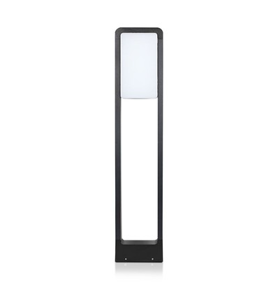 Borne LED 10W, 80cm - IP65, noir, Samsung LED chip, blanc froid, extérieur