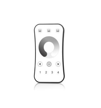 Télécommande variateur tactile LEDlife rWave - 4 zones, batterie incluse, avec support