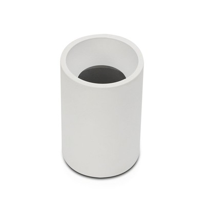 Spot en saillie GU10 blanc - Ø70x107mm, aluminium, IP20 intérieur, sans source lumineuse
