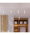 Spot en saillie GU10 - Blanc, Ø5,95cm, hauteur 19,7cm, IP20 intérieur, sans source lumineuse