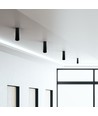 Spot en saillie GU10 - Noir, rond, aluminium, Ø5,95 x 19,7 cm, IP20 intérieur, sans source lumineuse
