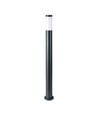 V-Tac Lampe de jardin grise, inoxydable - 110 cm, IP44 extérieur, douille E27, sans source lumineuse