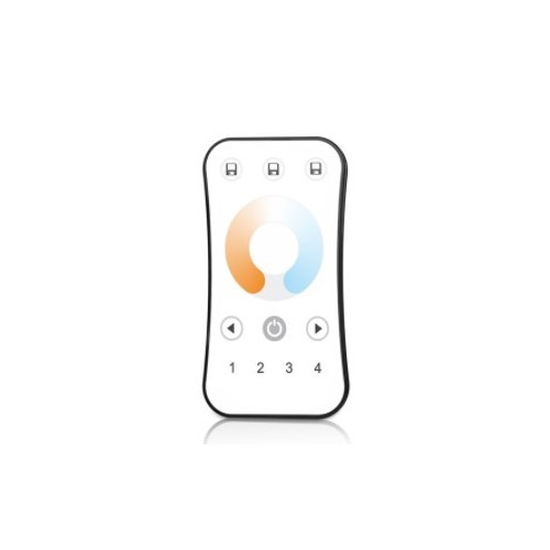 Télécommande LEDlife rWave touch CCT - 4 zones, batterie incluse, avec support
