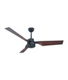 Ventilateur de plafond 65W - bronze avec télécommande RF, 3 pales brunes, moteur AC (52 pouces)