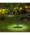 Spot de jardin LED 7W avec piquet / support - Samsung LED chip, IP65, noir, lampe de jardin 2-en-1