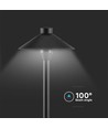 Spot de jardin LED 7W avec piquet / support - Samsung LED chip, IP65, noir, lampe de jardin 2-en-1