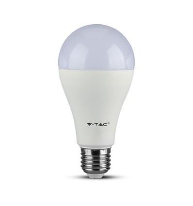 Ampoule LED E27 17W dimmable - A65, Samsung LED chip, 1521lm, 6400K, plastique blanc