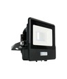 Projecteur 10W - Capteur PIR, Puce Samsung, 4000K, Boîtier Noir