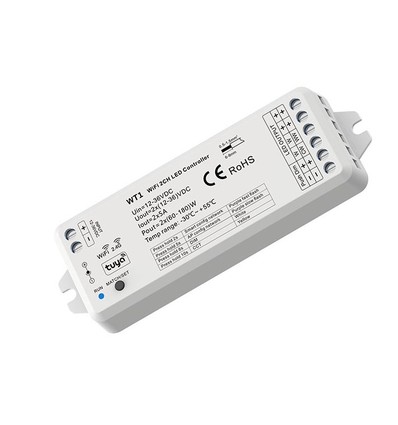 LEDlife rWave variateur/contrôleur CCT - Tuya Smart/Smart Life, variation par pression, 12V (60W), 24V (120W)