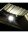 Projecteur LED 30W avec détecteur PIR - puce Samsung LED, IP65, noir, câble 1m, extérieur