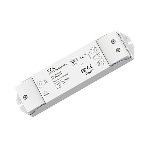 Contrôleur LEDlife rWave CCT - Variateur à bouton-poussoir, 12V (96W), 24V (192W), décharge aux deux extrémités