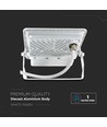 Projecteur LED 20W avec détecteur, puce Samsung LED - 4000K, blanc, IP65, détecteur PIR, extérieur