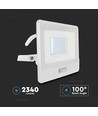 Projecteur LED 30W avec détecteur - Samsung LED chip, IP65, 4000K, câble 1m, extérieur
