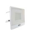 Projecteur 50W - Capteur PIR, puce Samsung, câble 1m, 4000K, boîtier blanc, lampe de travail