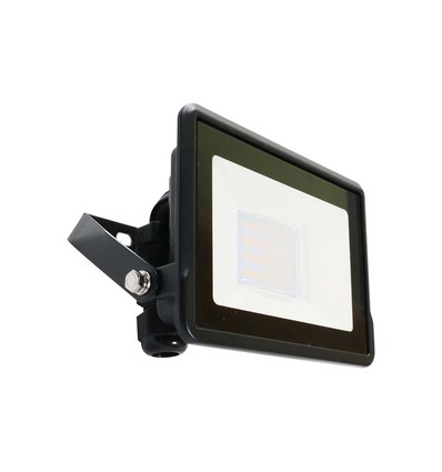 Projecteur LED 20W - Puce Samsung, Connexion Directe, 4000K, Boîtier Noir