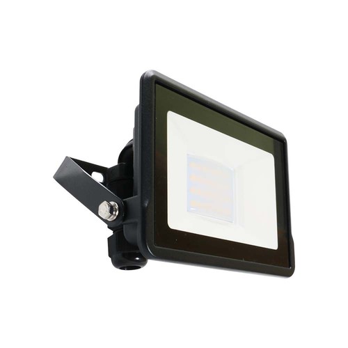 Projecteur LED 20W - puce Samsung, connexion directe, 6500K, boîtier noir