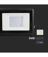 Projecteur LED 30W, Samsung LED chip - IP65, blanc froid, noir, boîte de jonction intégrée, extérieur