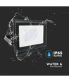Projecteur LED 30W, Samsung LED chip - IP65, blanc froid, noir, boîte de jonction intégrée, extérieur