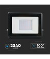 Projecteur LED 30W, Samsung LED chip - IP65, blanc froid, noir, boîte de jonction intégrée, extérieur