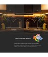 5m 4W/m LED strip, 200lm/W, RA90 - 24V, IP20, 4000K, 90 LED par mètre