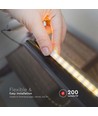 5m 4W/m LED strip, RA90 - 24V, 200lm/W, 90 LED par mètre, IP20 intérieur