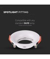 Downlight GU10/MR16 - Source lumineuse non incluse, Perçage : Ø8 cm, Dimensions : Ø8,8 cm