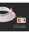 Downlight GU10/MR16 - Source lumineuse non incluse, Perçage : Ø8 cm, Dimensions : Ø8,8 cm