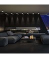 Lot de 2 spots GU10/MR16 - Sans source lumineuse, Noir, Trou: Ø6,1cm Dim: 8,1x8,1cm