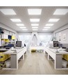 Dalle LED 60x60, 45W - Puce LED Samsung, 5 ans de garantie, bord blanc
