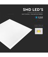 Dalle LED 60x60, 45W - Puce LED Samsung, 5 ans de garantie, bord blanc