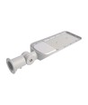 Lampadaire LED 150W avec Samsung chip et capteur - 135lm/W, IP65, 4000K, gris, angle réglable