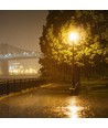 Lampadaire LED 150W avec Samsung chip et capteur - 135lm/W, IP65, 4000K, gris, angle réglable