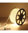 Ruban LED étanche 5m 10W/m (Type X-2) - 230V, IP67, 1300lm/m, sécable tous les 10cm, jusqu