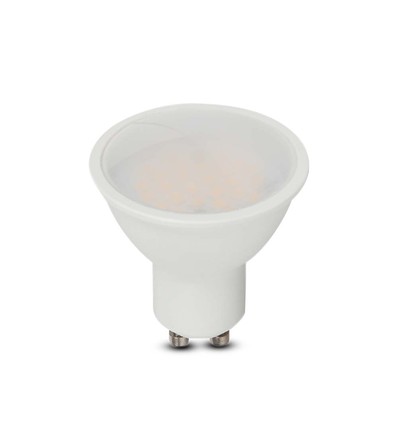 Spot LED GU10 4,5W - Plastique lisse, Puce Samsung, 6500K, 110°