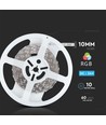Ruban LED 5m 8W/m RGB+3000K - 12V, IP20, 60 LED par mètre