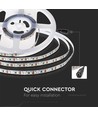Ruban LED 10m 8W/m - 24V DC, IP20, 120 LED par mètre