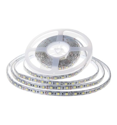 Ruban LED 5m 8W/m étanche - 24V, IP65, 120 LED par mètre, 6500K
