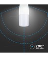 Ampoule LED E14 7,5W - T37, Samsung LED chip, 660lm, blanc chaud