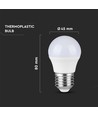Ampoule en plastique 4,5W E27 - G45