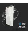 Applique murale LED 6W - Blanc, 3000K, 450lm, IP20 intérieur