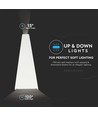 Applique murale LED 6W - Blanc, 3000K, 450lm, IP20 intérieur
