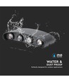 Applique murale LED 7W, noir - IP65, 3000K, double faisceau, extérieur
