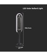 Borne solaire LED 5W Solara avec détecteur - IP65, 400lm, noir/blanc, avec piquet et batterie