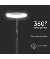 Lot de 2 bornes solaires LED 3W - IP65, 2-en-1 piquet ou pied, hauteur réglable 42-80cm, noir/blanc, avec batterie