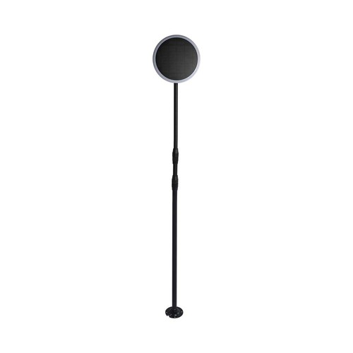 Borne solaire LED 8W Solara - IP65, 360 degrés, hauteur réglable, capteur crépusculaire, avec batterie