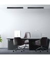 Rail LED 120cm 40W avec puce Samsung - 3400lm, dimmable, aluminium argent/noir, 6400K
