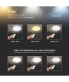 Plafonnier LED designer 40W - 4000lm, 3-en-1 CCT, dimmable avec télécommande, Ø39,5cm, Wave cover