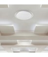 Plafonnier LED Designer Dome 40W - Ø40cm, changement de couleur CCT, dimmable, effet ciel étoilé, avec télécommande
