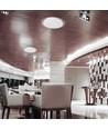 Plafonnier LED Designer Dome 40W - Ø40cm, changement de couleur CCT, dimmable, effet ciel étoilé, avec télécommande