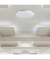 Plafonnier LED design - 30W/60W/30W, télécommande, changement CCT, dimmable, abat-jour en diamant